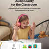Belkin SoundForm Mini - Wireless Bluetooth Kids Headphones, 30H Battery, 85dB Safe Volume Limit, Built-in Microphone - Toddler On-Ear Earphones for iPhone, iPad, Fire Tablet, Ideal for School - White