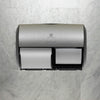 Georgia-Pacific Compact 2-Roll Side-by-Side Coreless High-Capacity Toilet Paper Dispenser by GP PRO (Georgia-Pacific), Stainless, 56798, 10.120" W x 6.750" D x 7.120" H, Stainless Steel