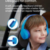 Belkin SoundForm Mini - Wireless Bluetooth Kids Headphones, 30H Battery, 85dB Safe Volume Limit, Built-in Microphone - Toddler On-Ear Earphones for iPhone, iPad, Fire Tablet, Ideal for School - White