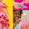 Play-Doh Barbie Designer Fashion Show Set, Make Doll Clothes with 21 Fashion Accessories & Modeling Compound, Kids Arts & Crafts for Girls & Boys, Ages 5+
