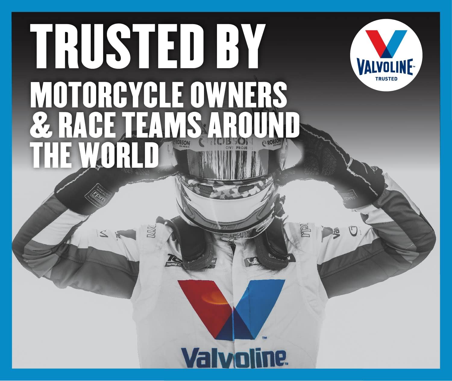 Valvoline 4-Stroke Motorcycle Full Synthetic SAE 10W-40 Motor Oil 1 QT (Pack of 3)
