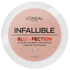 L'Oreal Paris Infallible Blur-fection Longwear Loose Setting Powder, Blurring Face Powder With Up to 24HRs of Wear, Brightening Deep Pink, 1 Kit