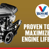 Valvoline Full Synthetic High Mileage with MaxLife Technology SAE 0W-20 Motor Oil 5 QT, Case of 3