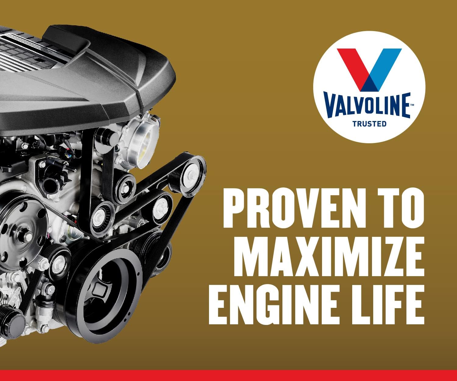 Valvoline Full Synthetic High Mileage with MaxLife Technology SAE 0W-20 Motor Oil 5 QT, Case of 3