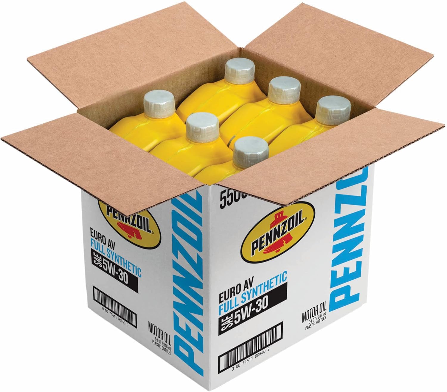 Pennzoil Platinum Euro AV Full Synthetic 5W-30 Motor Oil (1-Quart, Case of 6)