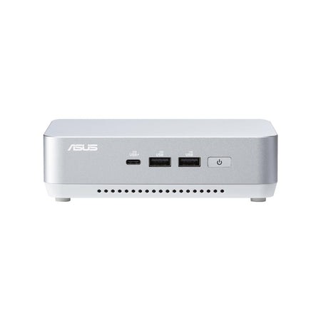 ASUS NUC 15 Pro+ Barebones Mini PC with Intel Series 2 Core Ultra 5 225H, up to 96GB DDR5 RAM, Dual Storage, Thunderbolt™ 4, Wi-Fi 7 & Bluetooth 5.4, Toolless Silver Aluminum Chassis, with VESA Mount