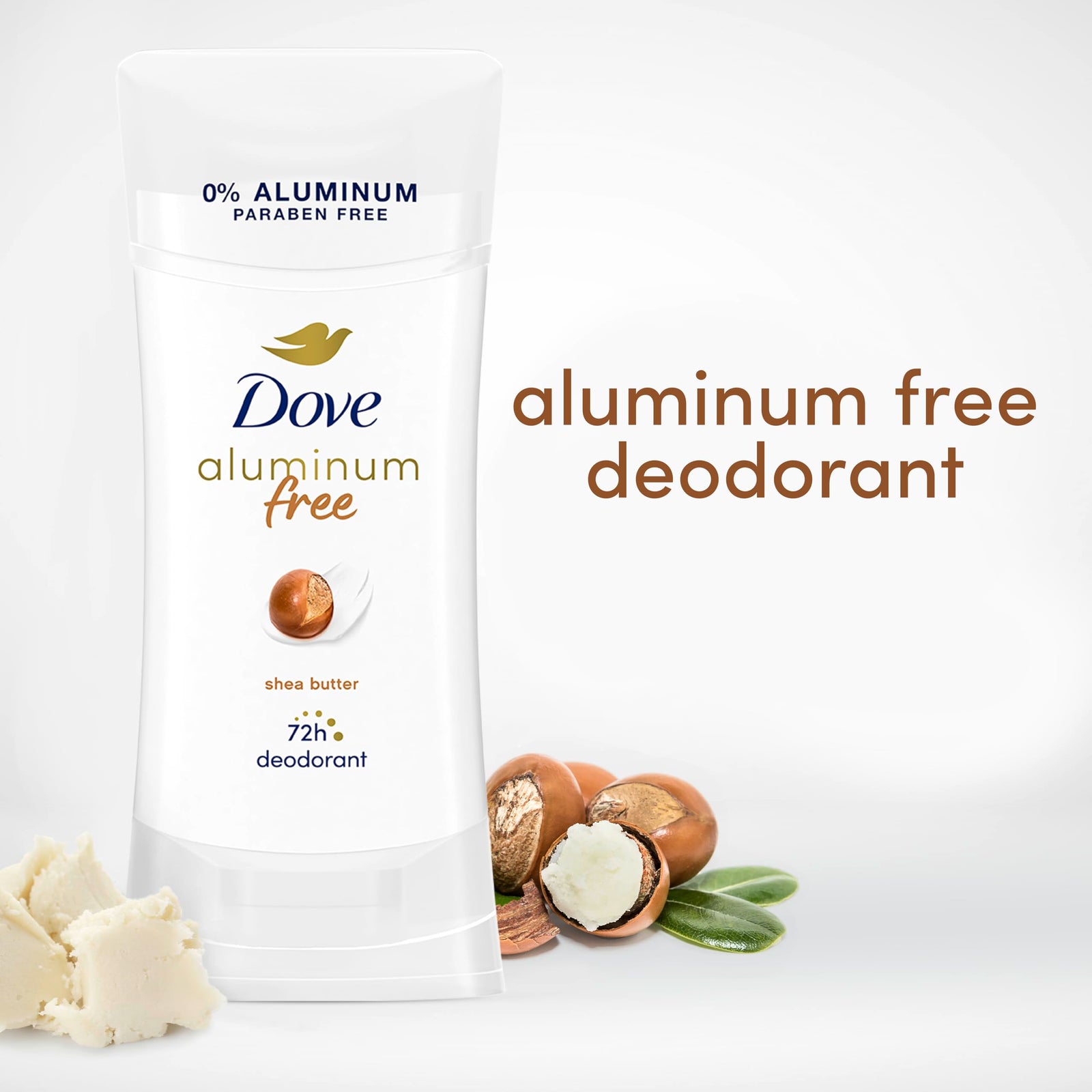 Dove Aluminum Free Deodorant for Women 3 Count Coconut and Pink Jasmine 72 hour odor protection 2.6 oz