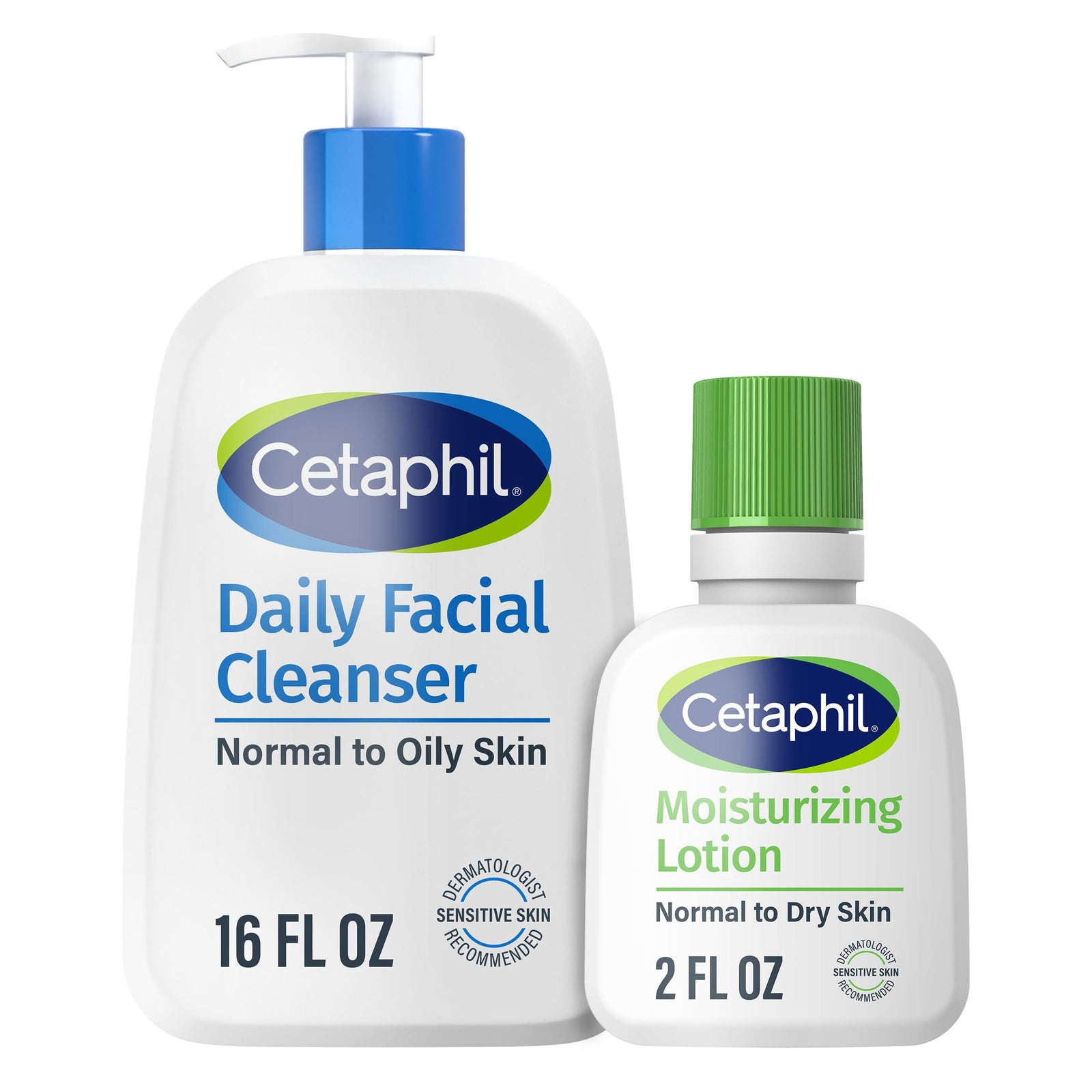 Cetaphil Face Wash, Daily Facial Cleanser for Sensitive, Combination to Oily Skin, 8 oz, Pack of 3, Gentle Foaming, Soap Free, Hypoallergenic