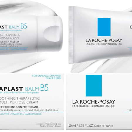 La Roche-Posay Cicaplast Balm B5, Healing Ointment and Soothing Therapeutic Multi Purpose Cream for Dry & Irritated Skin, Body and Hand Balm, Baby Safe, Fragrance Free