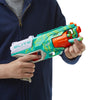 NERF Disruptor Elite Blaster - 6-Dart Rotating Drum, Slam Fire, Includes 6 Official Nerf Elite Darts - for Kids, Teens, Adults (Amazon Exclusive)