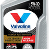 Valvoline Full Synthetic High Mileage with MaxLife Technology SAE 0W-20 Motor Oil 5 QT, Case of 3