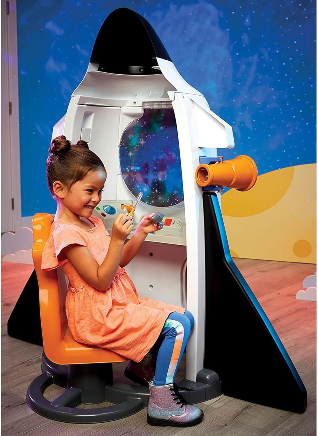 Little Tikes Adventure Rocket Realistic Space Astronaut Pretend Role Play for Kids, Boys, Girls, 2-6 Years Old, 40 x 18 x 18 inches