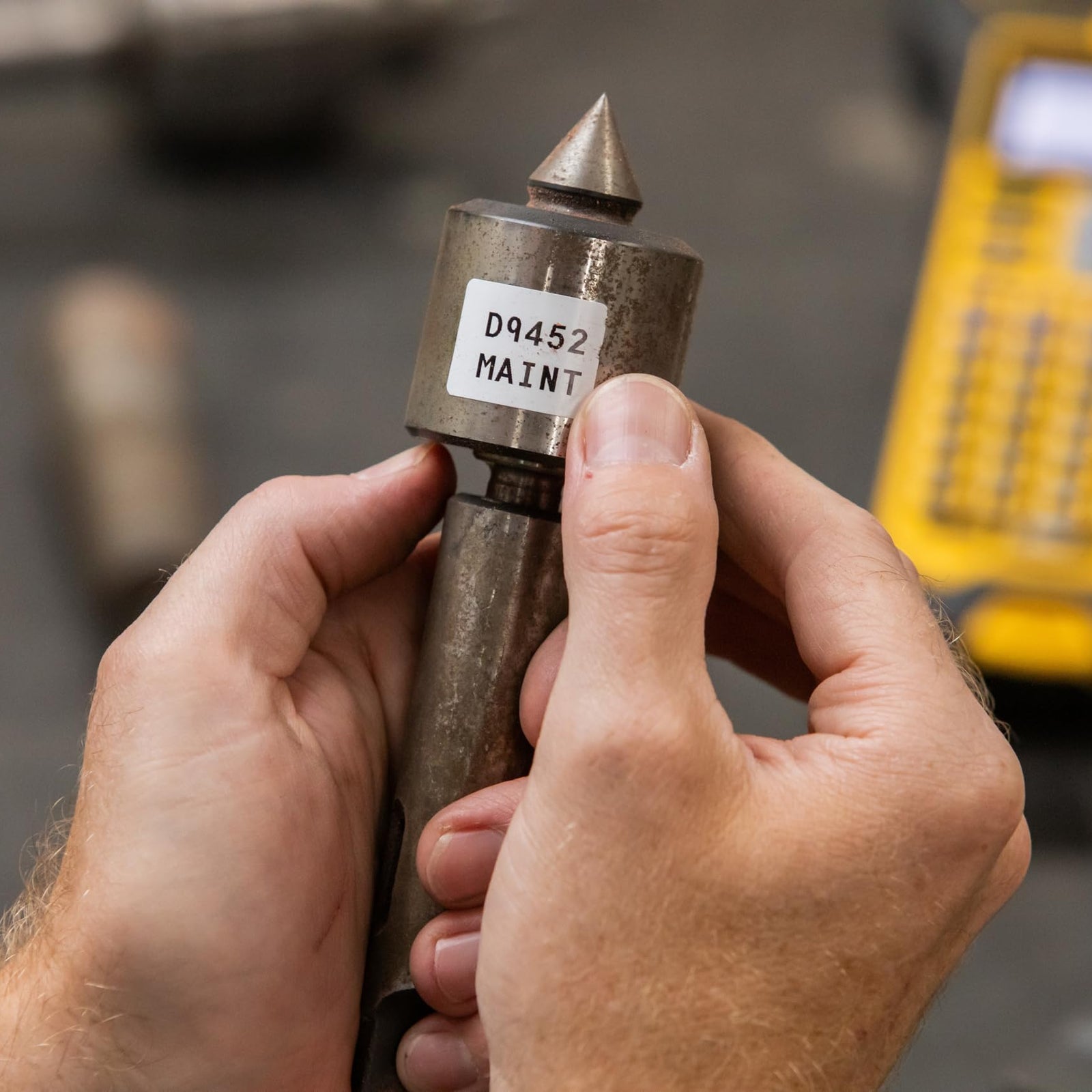 Brady Authentic (M21-375-595-BR) All-Weather Vinyl Label for Indoor/Outdoor ID, Lab and Equipment Labeling, White on Brown- ForM210, M210-LAB, M211, BMP21-PLUS and BMP21-LAB Printers, .375" W, 21' L