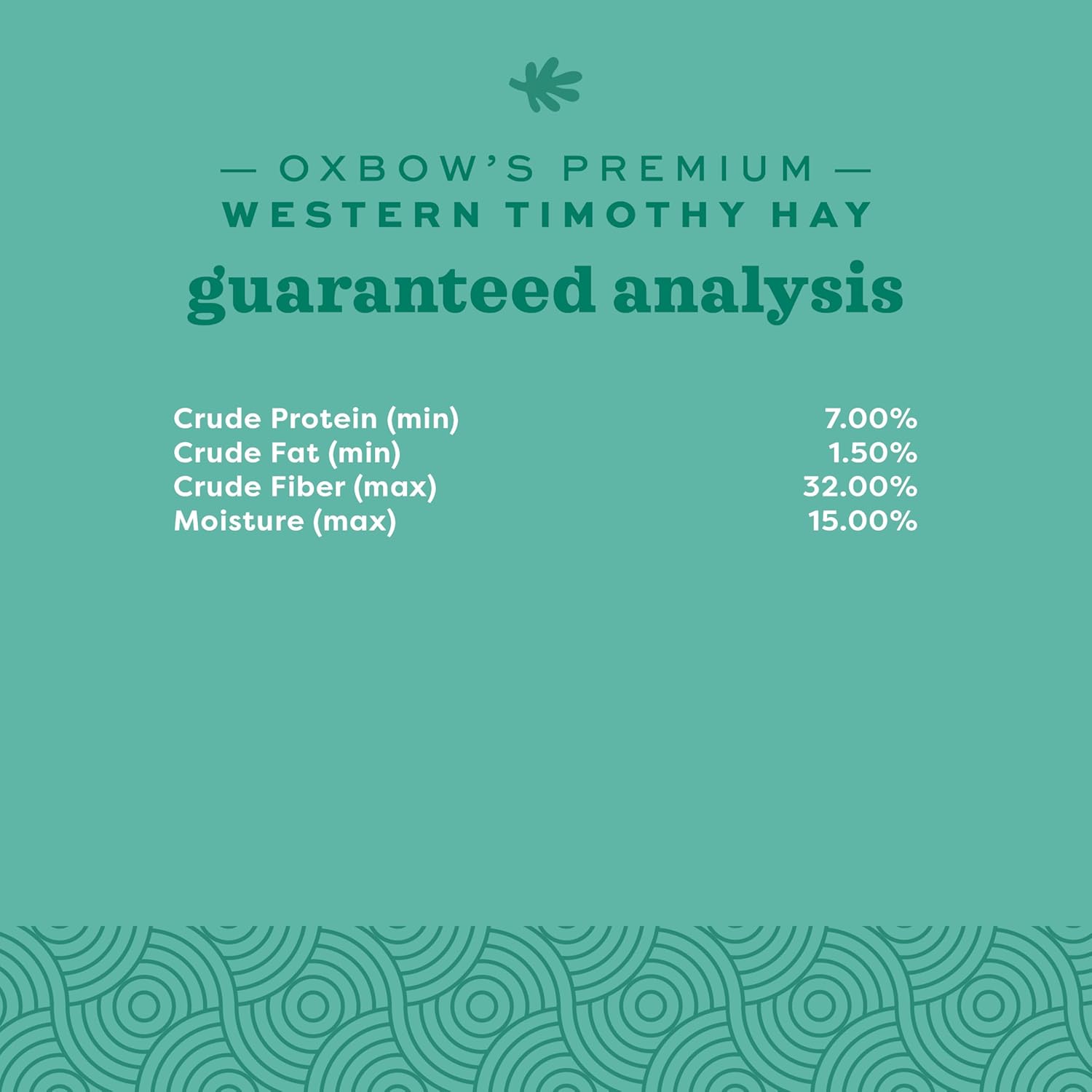 Oxbow Western Timothy Hay, Guinea Pig Hay, Small Pet Bunny Supplies, All Natural Grass for Guinea Pig, Bunny, Chinchilla & Hamster, Oxbow Rabbit Supplies for Bunnies, 90 oz. bag