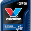 Valvoline 4-Stroke Motorcycle Full Synthetic SAE 10W-40 Motor Oil 1 QT (Pack of 3)