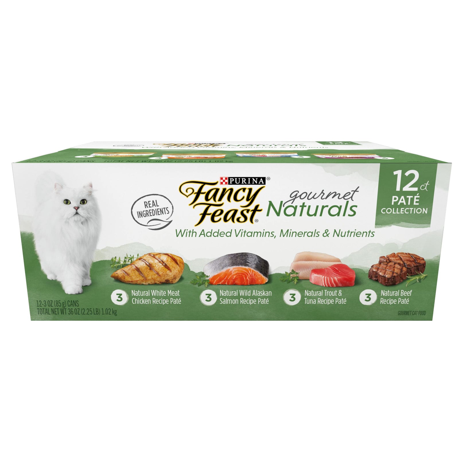 Purina Fancy Feast Gravy Lovers Poultry and Beef Grilled Gourmet Wet Cat Food Variety Pack - (Pack of 24) 3 oz. Cans