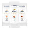 Dove Aluminum Free Deodorant for Women 3 Count Coconut and Pink Jasmine 72 hour odor protection 2.6 oz