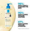 La Roche-Posay Lipikar AP+ Gentle Foaming Cleansing Oil, Gentle Oil Cleanser for Face and Body Formulated with Niacinamide, Long-Lasting 24-hour Hydration, Fragrance-Free & Soap Free