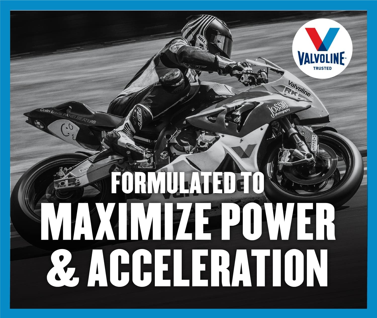 Valvoline 4-Stroke Motorcycle Full Synthetic SAE 10W-40 Motor Oil 1 QT (Pack of 3)