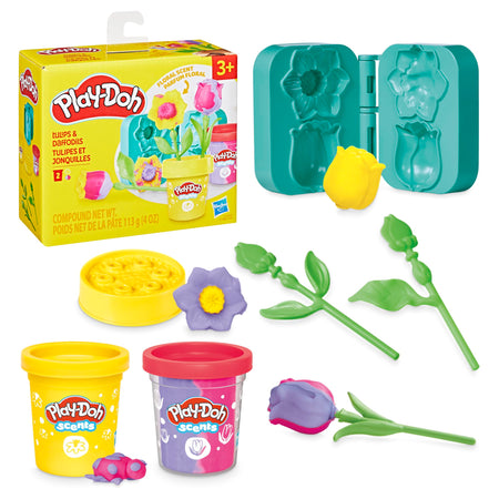 Play-Doh Sunflowers & Daisies Flower Toy, Kids Arts & Crafts Kit, Gifts for Girls & Boys 3+
