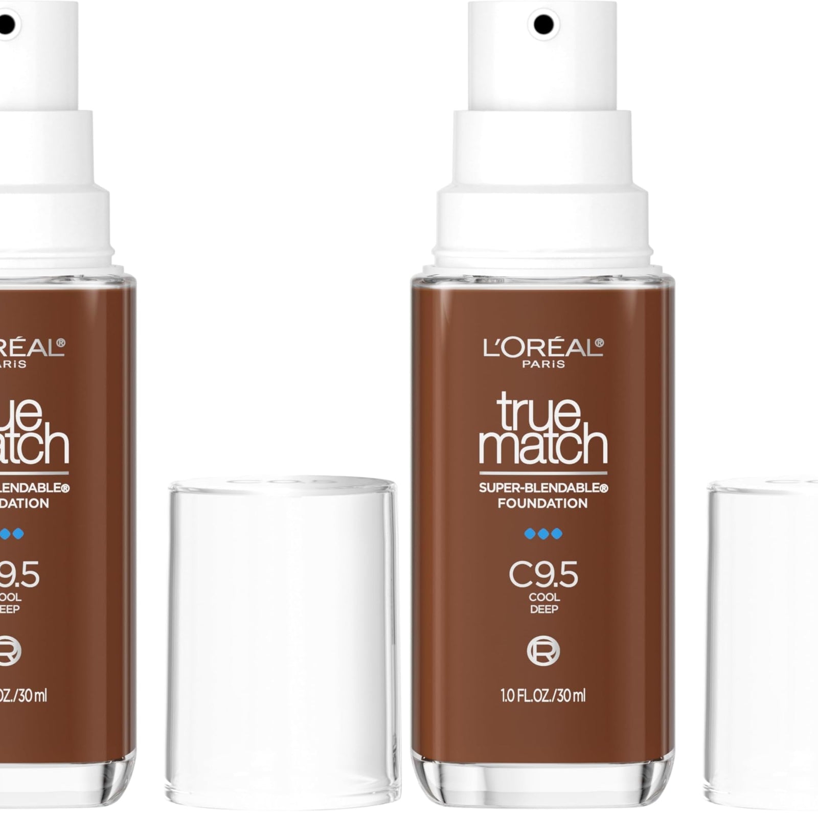 L'Oreal Paris True Match Super-Blendable Foundation, Medium Coverage Liquid Foundation Makeup, W2.5, Light Medium, 1 Fl Oz