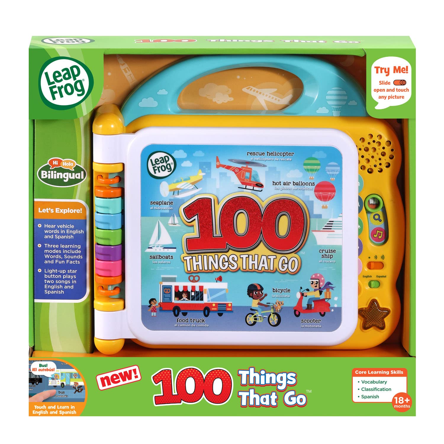 LeapFrog Learning Friends 100 Words Book (Frustration Free Packaging), Green