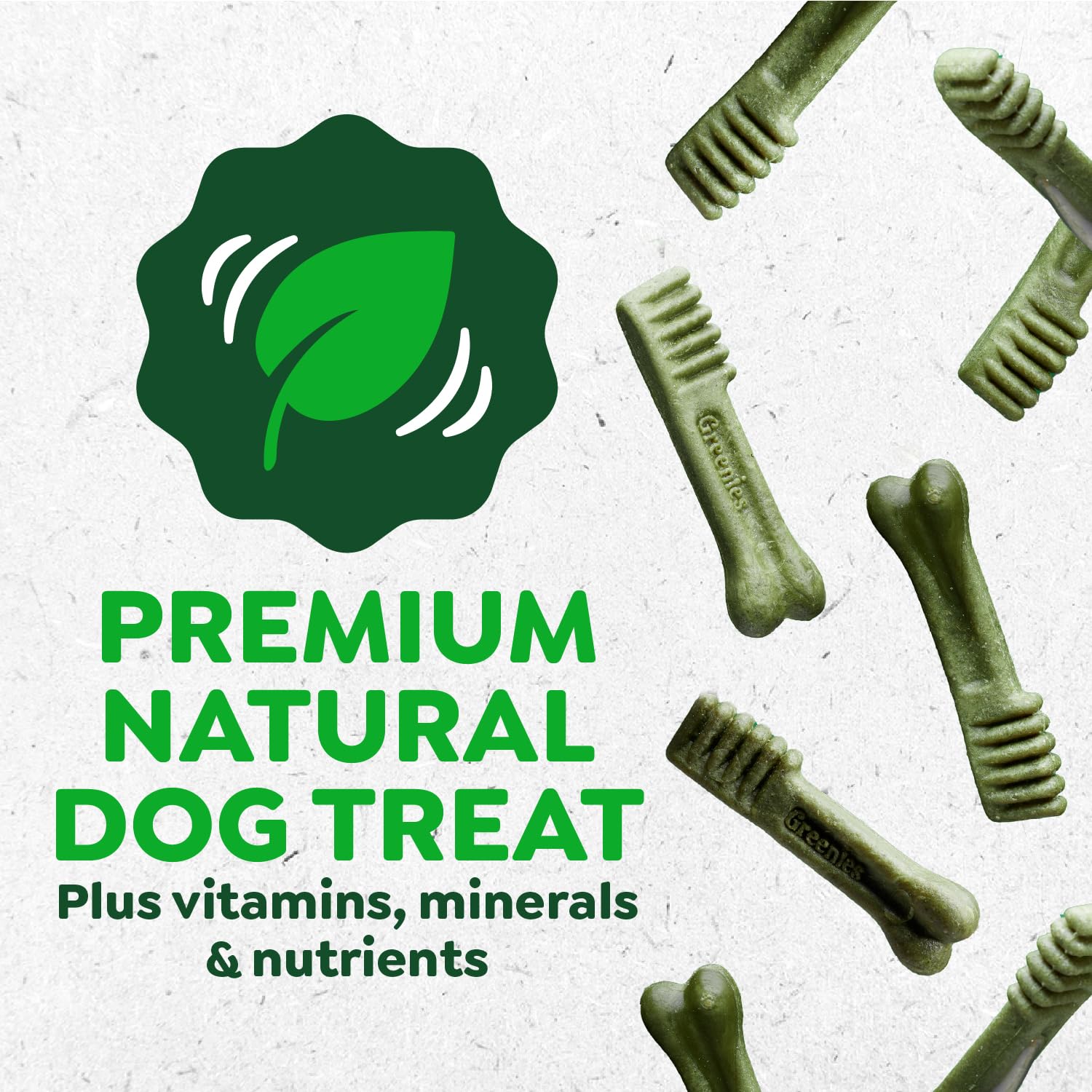 Greenies Veterinarian-Recommended Natural Dental Dog Treats Regular Size, Original Flavor, 54 oz. Pack, 192 Count