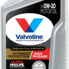 Valvoline Full Synthetic High Mileage with MaxLife Technology SAE 0W-20 Motor Oil 5 QT, Case of 3