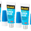 Scotch Super Glue Liquid, 4-Pack of Single-Use Tubes, .017 oz Each, Fast Drying Liquid Formula (AD114)