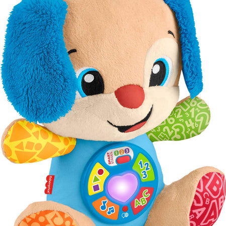 Fisher-Price Baby Toy Laugh & Learn Smart Stages Puppy Musical Plush with Lights & Learning Songs for Infants Ages 6+ Months