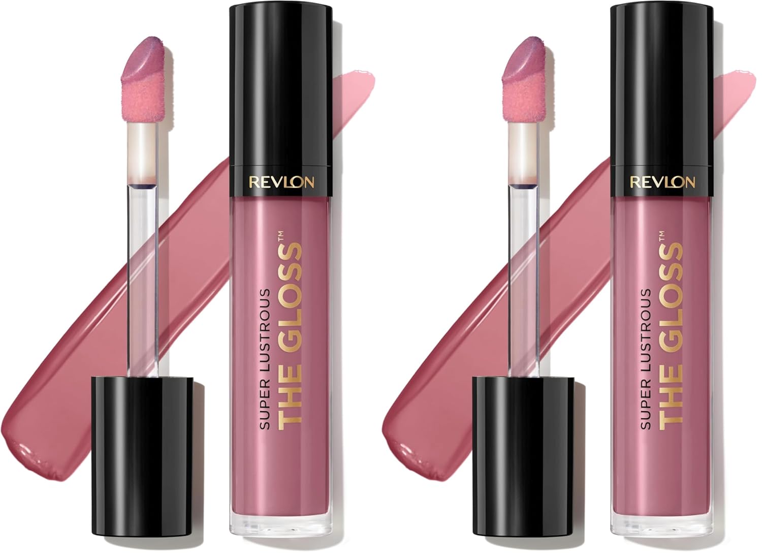 Revlon Super Lustrous Lip Gloss, Non-Sticky, Hydrating, High Shine Finish, 200 Crystal Clear, 0.13 oz