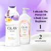 Olay Body Wash for Women, Age Defying with Vitamin E, 24hr Moisturizing, Hydrating & Refreshing, B3 Vitamin Complex, Free of Parabens & Phthalates, For All Skin Types, Scented, 33 fl oz (Pack of 4)