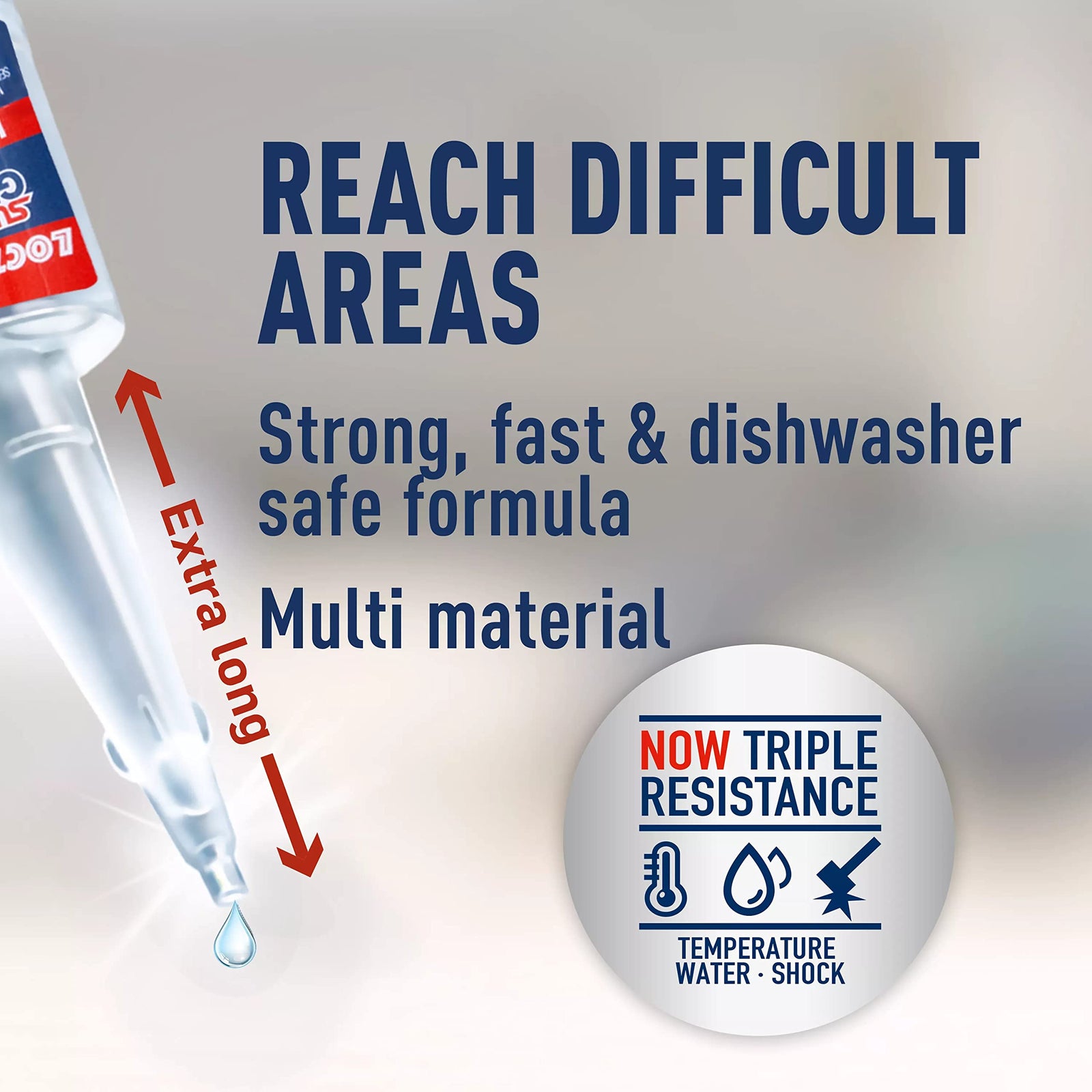 Loctite Super Glue Liquid Longneck Bottle, Clear, 0.18 fl oz Bottle, 1 Pack - Superglue for Plastic, Wood, Metal, Crafts & Repair, Cyanoacrylate Adhesive Instant Glue, Quick Dry