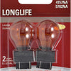 SYLVANIA 3157NA Long Life Mini Bulb - Amber Automotive Light Bulb - Car Signal Light Bulb Ideal for Parking, Side Marker & Turn Signal Applications - 2 Bulbs