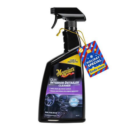 Meguiar's Quik Interior Detailer Cleaner - 24 Oz Spray Bottle