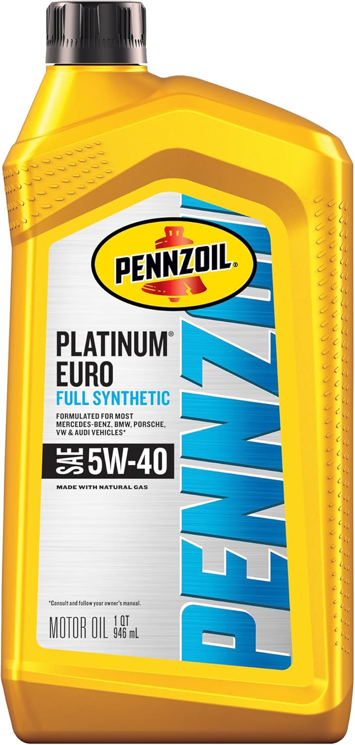 Pennzoil Platinum Euro AV Full Synthetic 5W-30 Motor Oil (1-Quart, Case of 6)