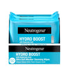 Neutrogena Hydro Boost Ultra-Soft Micellar Cleansing Wipes with Hyaluronic Acid, Hydrating Makeup Remover Wipes Remove Dirt & Waterproof Makeup, Hypoallergenic, Plant-Based Cloth, 2 x 25 ct