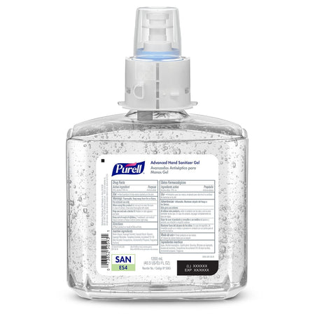 PURELL Advanced Hand Sanitizer Gel, Refreshing Gel, 1200 mL Hand Sanitizer Refill for PURELL ES4 Manual Dispenser (Pack of 2) - 5063-02
