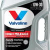 Valvoline Full Synthetic High Mileage with MaxLife Technology SAE 0W-20 Motor Oil 5 QT, Case of 3