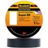 3M Scotch Vinyl Electrical Tape Super 88, 1-1/2 in x 36 yd (108 ft), Black, 1 Long Roll, Premium Grade, Rubber Resin Adhesive, PVC Backing, All-Season Heavy Duty Electric Tape