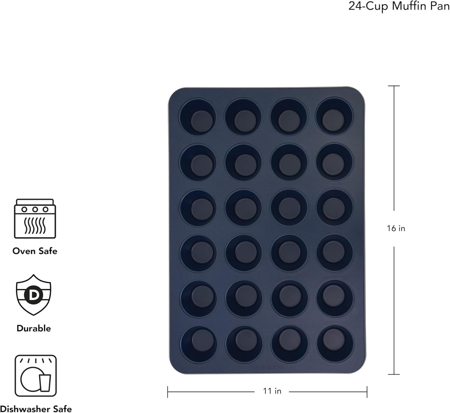 KitchenAid Non-stick Muffin Pan, 12 Cup, Evergreen