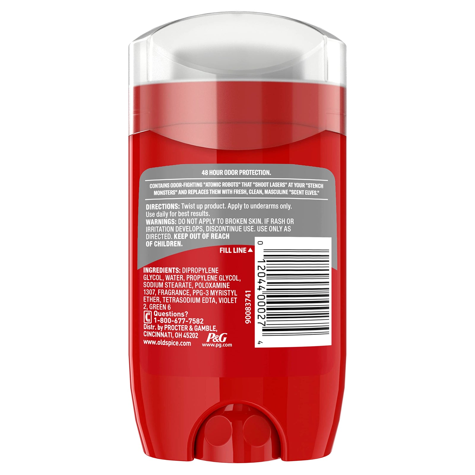 Old Spice Aluminum Free Deodorant For Men, High Endurance, 24/7 Sweat Defense & Odor Protection, 24/7 Freshness & Lasting Scent, Pure Sport Scent, 2.25 oz