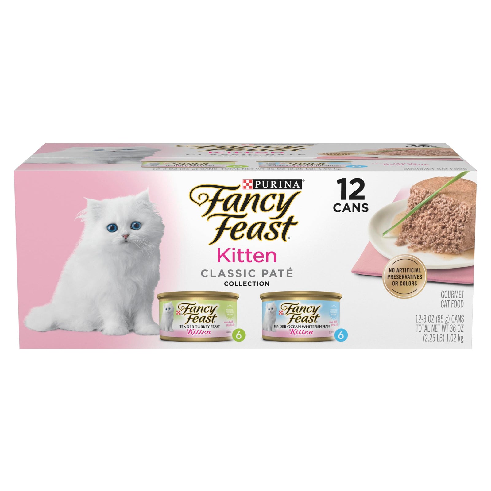 Purina Fancy Feast Gravy Lovers Poultry and Beef Grilled Gourmet Wet Cat Food Variety Pack - (Pack of 24) 3 oz. Cans