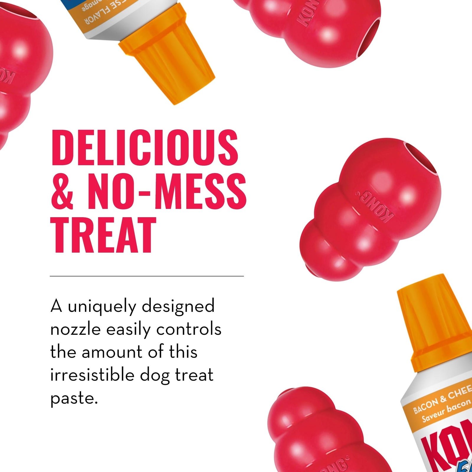 KONG - Easy Treat - Dog Treat Paste - Peanut Butter - 8 Ounce