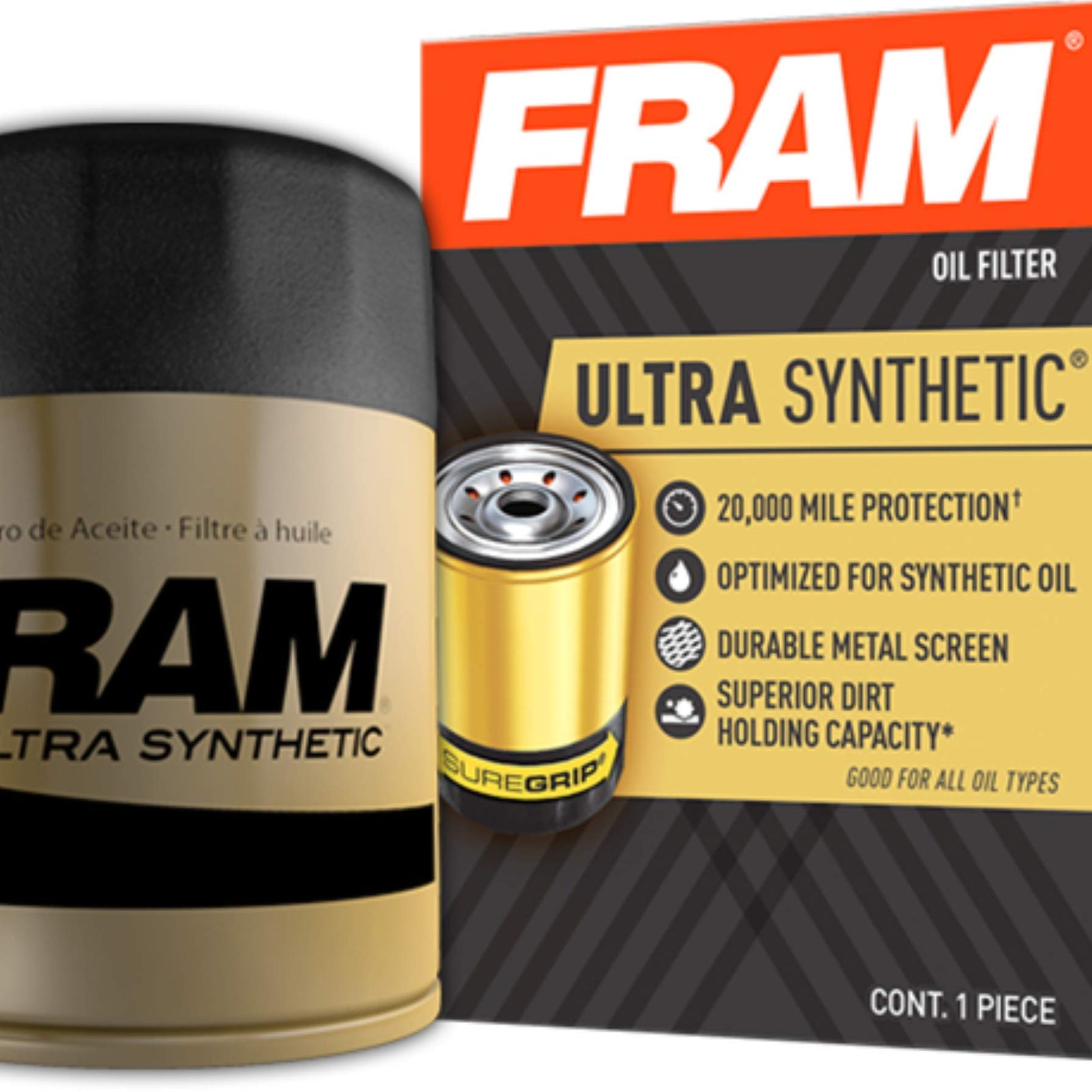 FRAM Extra Guard PH9688 10K Mile Change Automotive Replacement Interval Spin-On Engine Oil Filter for Select Vehicle Model Years, Vehicle Engine Protection Oil Filter for Everyday Drivers