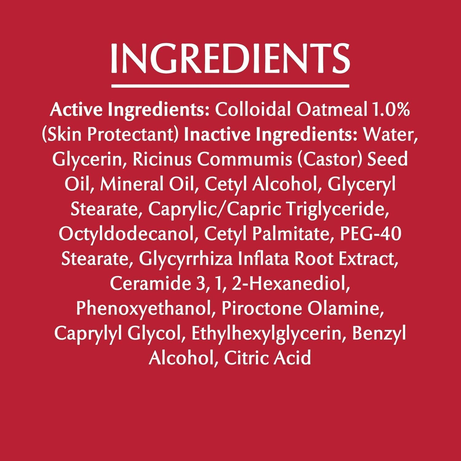 Eucerin Eczema Relief Cream, Full Body Lotion, Moisturizing Eczema Cream with Colloidal Oatmeal (Skin Protectant) and Ceramide 3, 8 Oz Tube