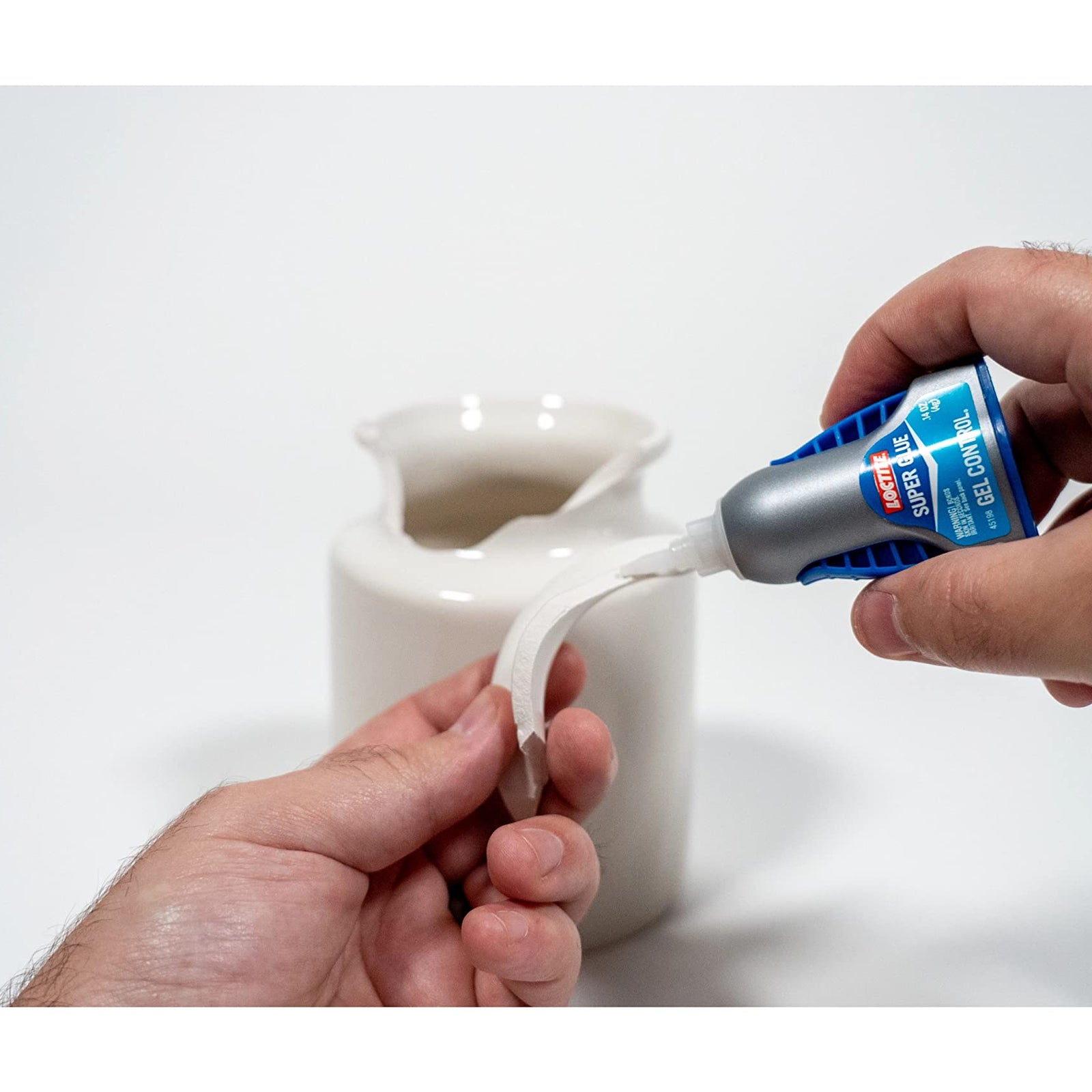 Loctite Super Glue Gel Control, Clear Superglue for Plastic, Wood, Metal, Crafts, & Repair, Cyanoacrylate Adhesive Instant Glue, Quick Dry - 0.14 fl oz Bottle, Pack of 2