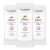 Dove Aluminum Free Deodorant for Women 3 Count Coconut and Pink Jasmine 72 hour odor protection 2.6 oz