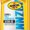 Pennzoil Platinum Euro AV Full Synthetic 5W-30 Motor Oil (1-Quart, Case of 6)