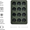 KitchenAid Non-stick Muffin Pan, 12 Cup, Evergreen